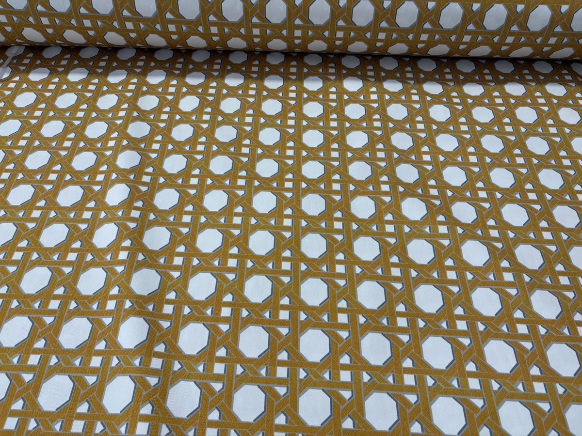 Tessuto Arredo in cotone stampato alt. 280 cm. "Cannage" - letele.it tessuti arredo