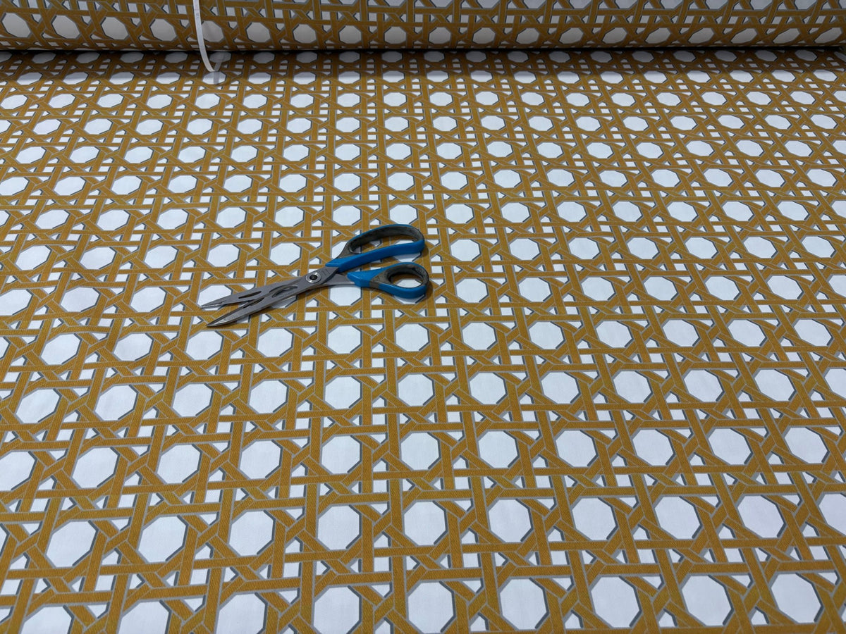 Tessuto Arredo in cotone stampato alt. 280 cm. "Cannage" - letele.it tessuti arredo