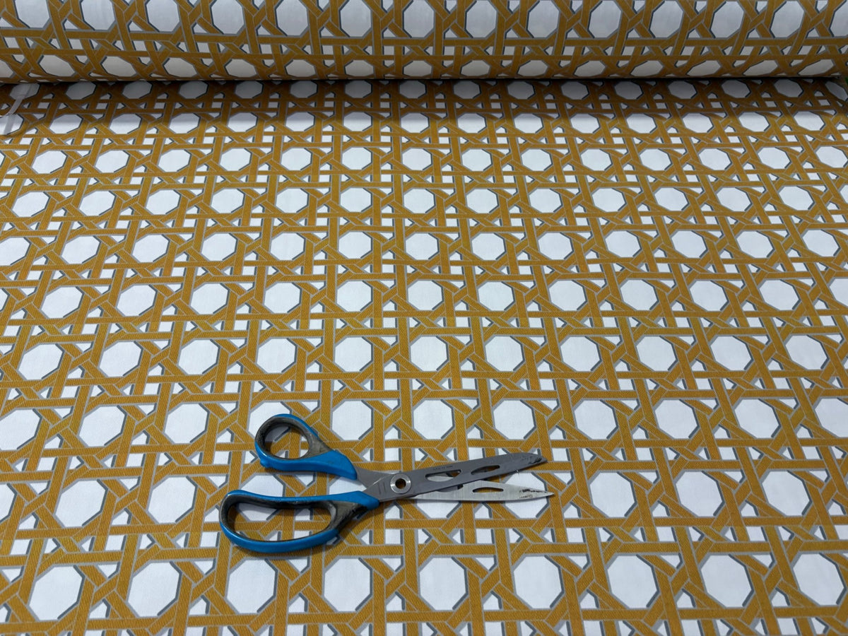 Tessuto Arredo in cotone stampato alt. 280 cm. "Cannage" - letele.it tessuti arredo
