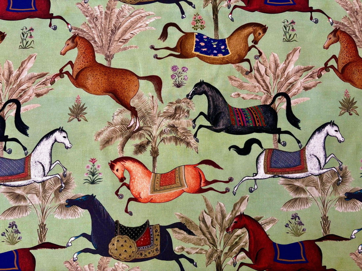 Tessuto arredo in cotone stampato "Arabian" - letele.it tessuti arredo