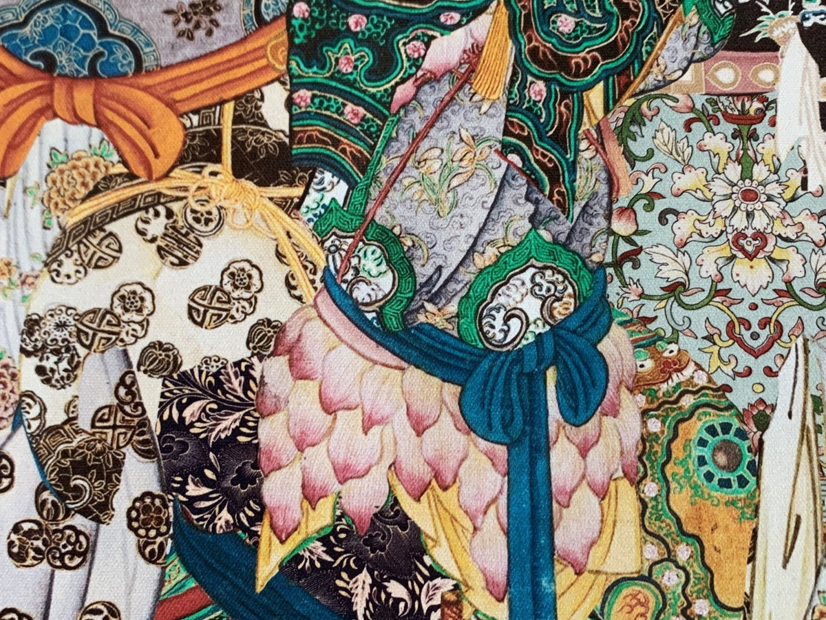 tessuto arredo in cotone stampato " Sakura" - letele.it tessuti arredo