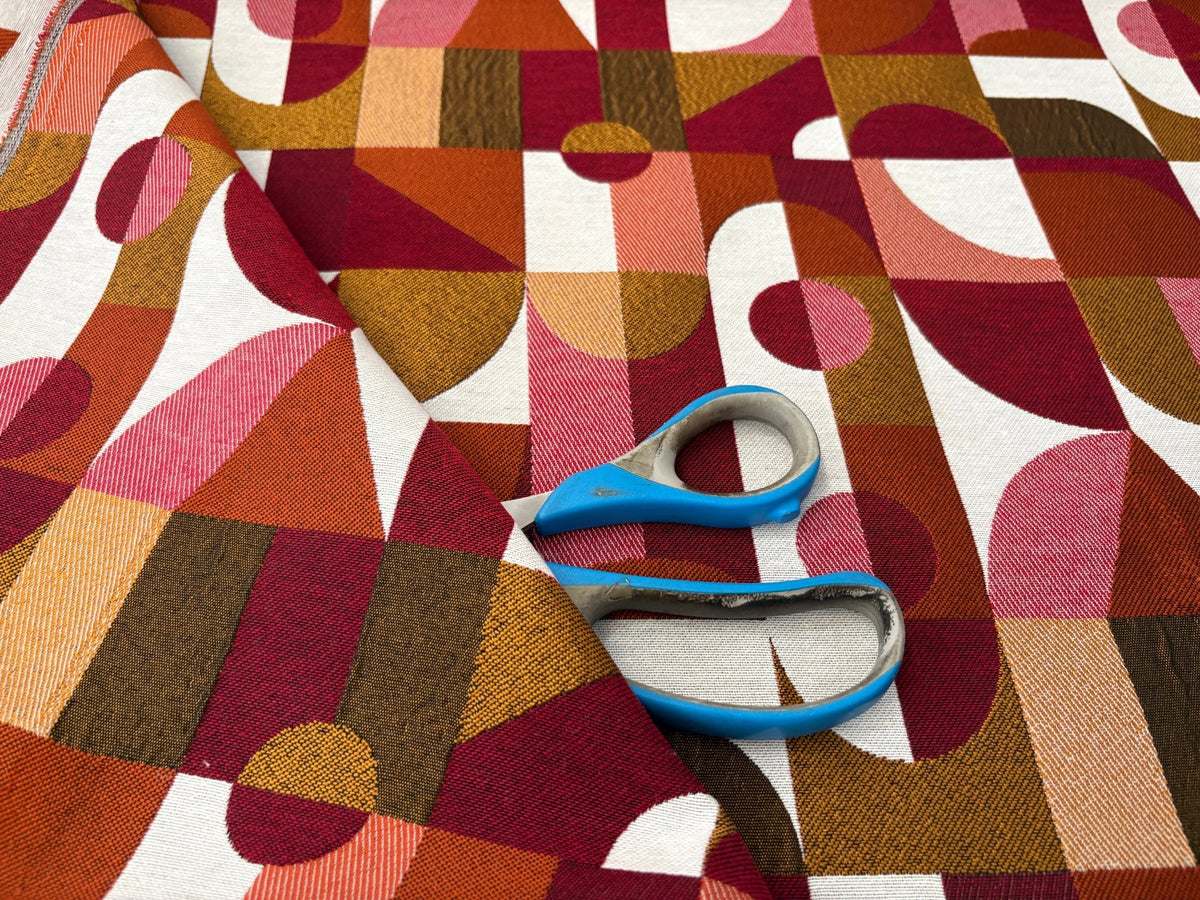 Tessuto arredo jacquard " Abstract" larghezza 140 cm. - letele.it tessuti arredo
