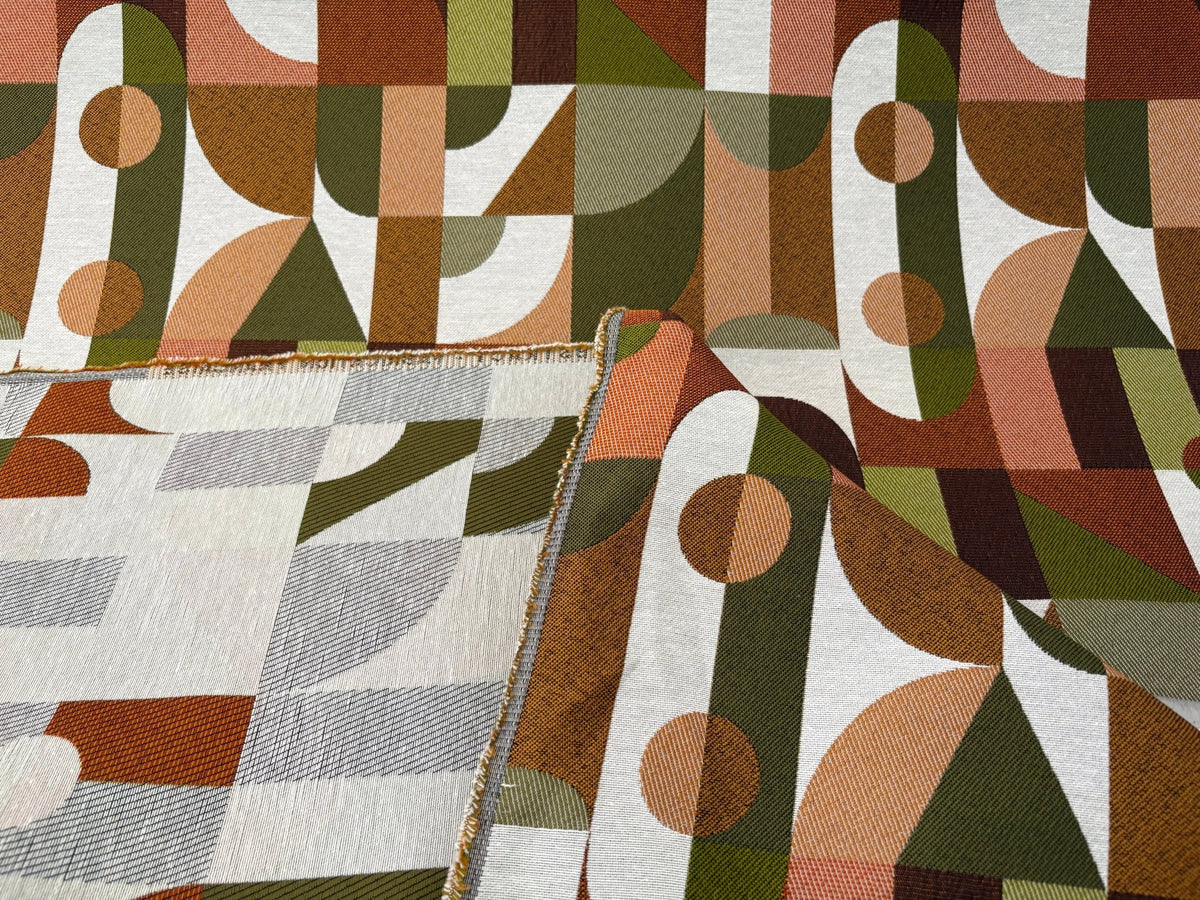 Tessuto arredo jacquard " Abstract" larghezza 140 cm. - letele.it tessuti arredo