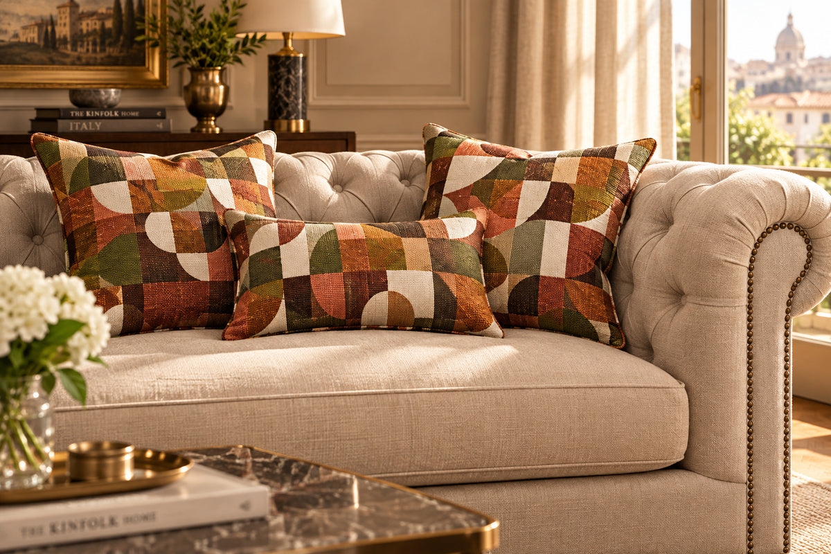 Tessuto arredo jacquard " Abstract" larghezza 140 cm. - letele.it tessuti arredo