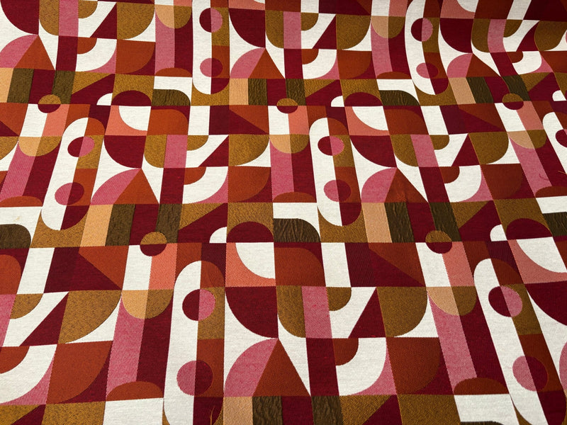 Tessuto arredo jacquard " Abstract" larghezza 140 cm. - letele.it tessuti arredo