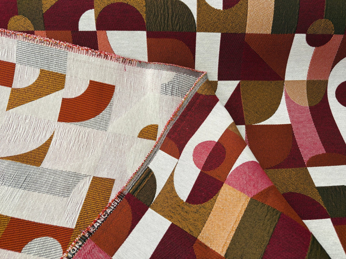 Tessuto arredo jacquard " Abstract" larghezza 140 cm. - letele.it tessuti arredo