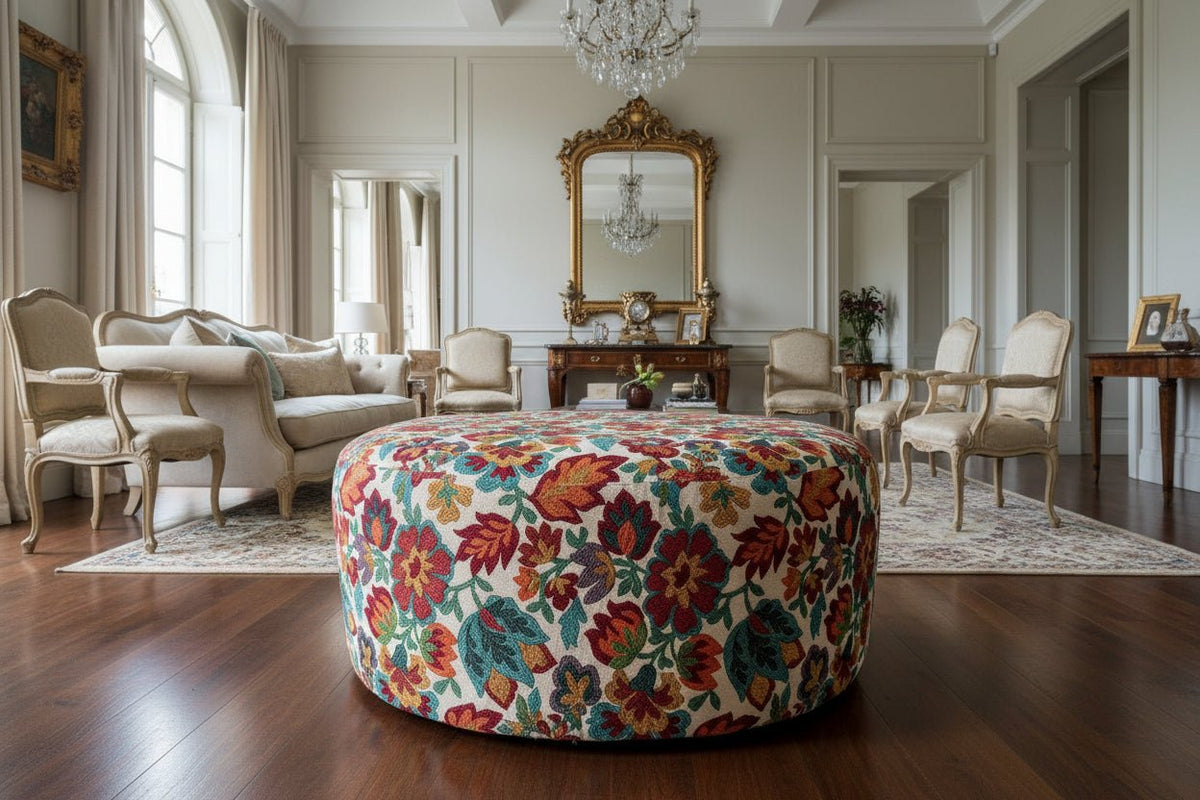 Tessuto arredo jacquard "Giorgia" fondo beige - letele.it tessuti arredo