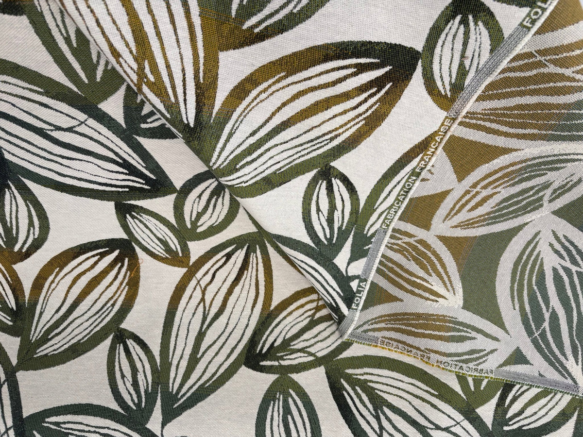 tessuto arredo jacquard larghezza 140 cm. " Folia" - letele.it tessuti arredo