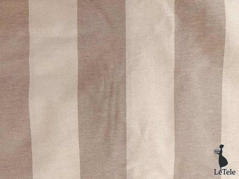 tessuto arredo in cotone tinto in filo altezza 280 cm. "bellagio beige" - letele.it tessuti arredo