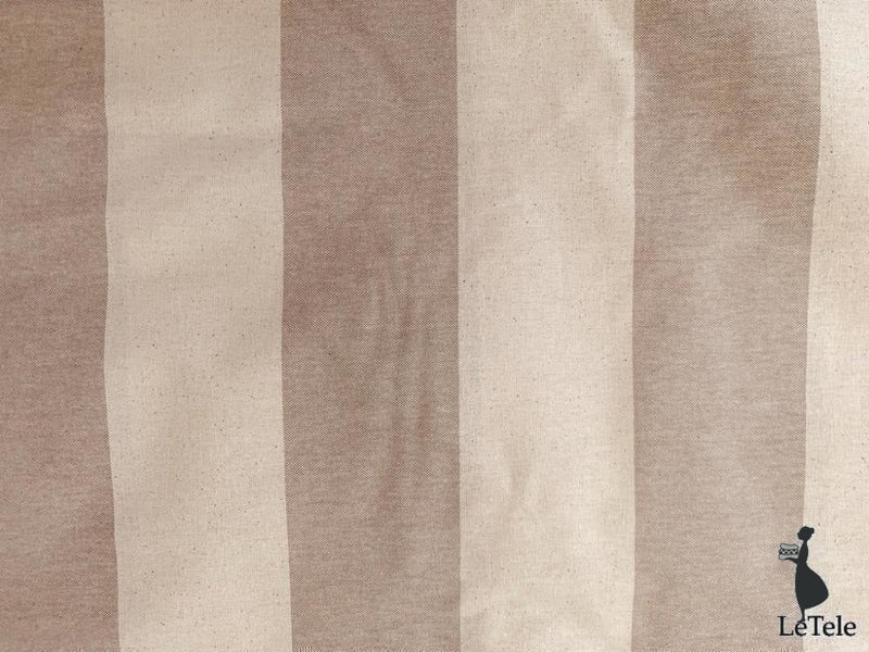 tessuto arredo in cotone tinto in filo altezza 280 cm. "bellagio beige" - letele.it tessuti arredo