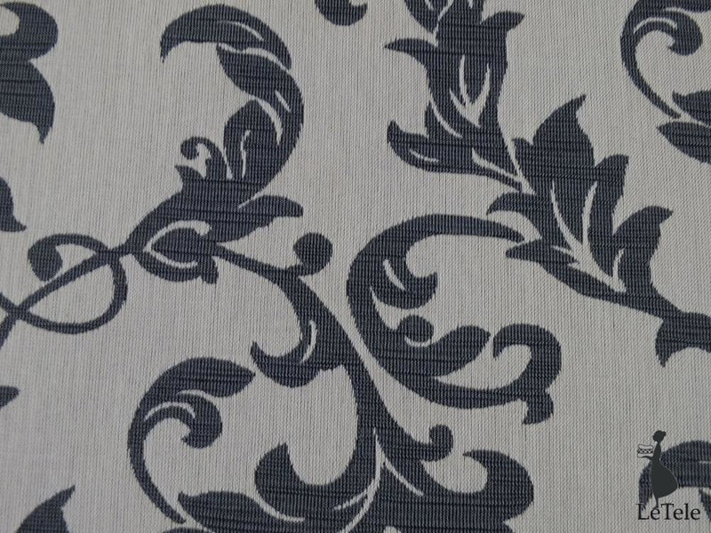 tessuto arredo jacquard reversibile alt. 280 cm. "Leo" grigio - letele.it tessuti arredo