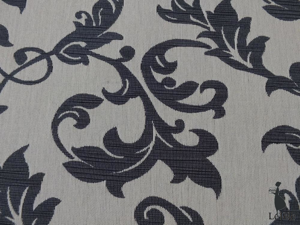 tessuto arredo jacquard reversibile alt. 280 cm. "Leo" grigio - letele.it tessuti arredo