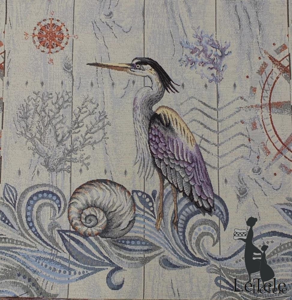 tessuto d'arredo gobelin formato 47x47 "cormorano" - letele.it tessuti arredo
