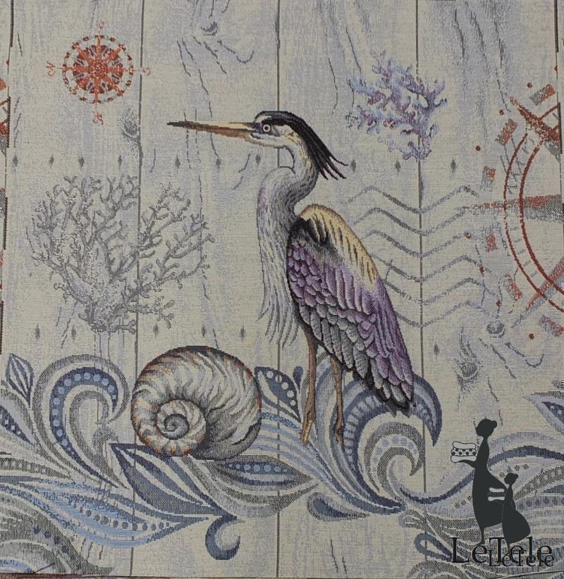tessuto d'arredo gobelin formato 47x47 "cormorano" - letele.it tessuti arredo