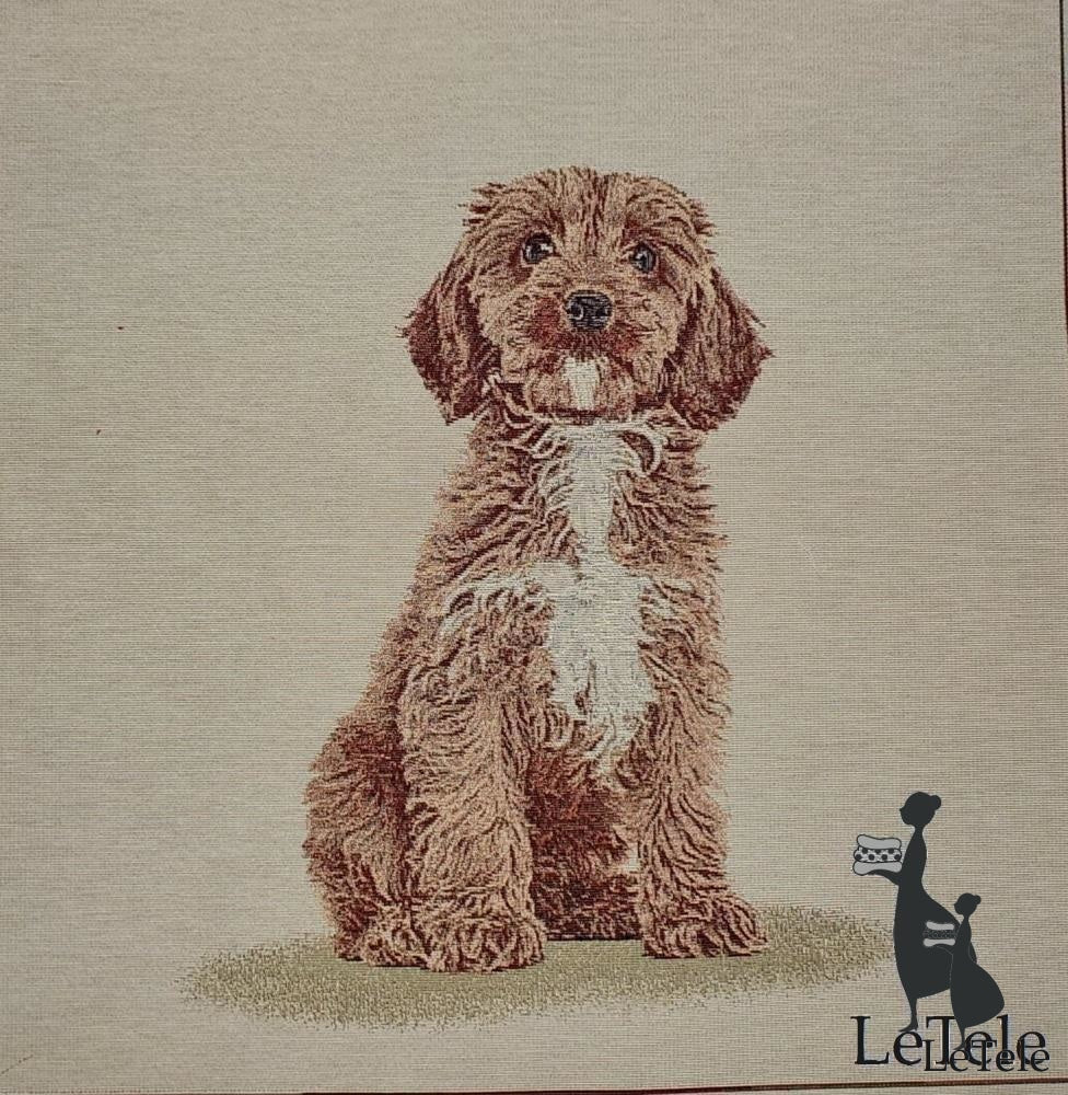 tessuto d'arredo gobelin formato 47x47 "Lagotto" - letele.it tessuti arredo