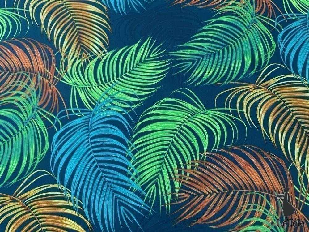 Tessuto in cotone stampato alt.160 cm "Arenga" Multicolore - letele.it tessuti arredo