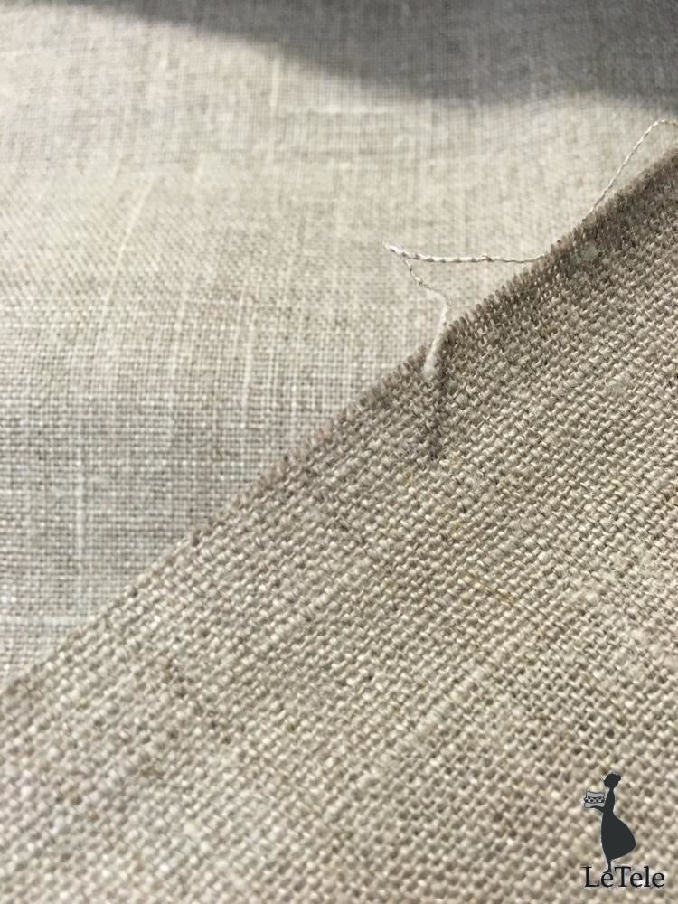 tessuto in puro lino naturale larghezza 150 cm. "Bruges" - letele.it tessuti arredo