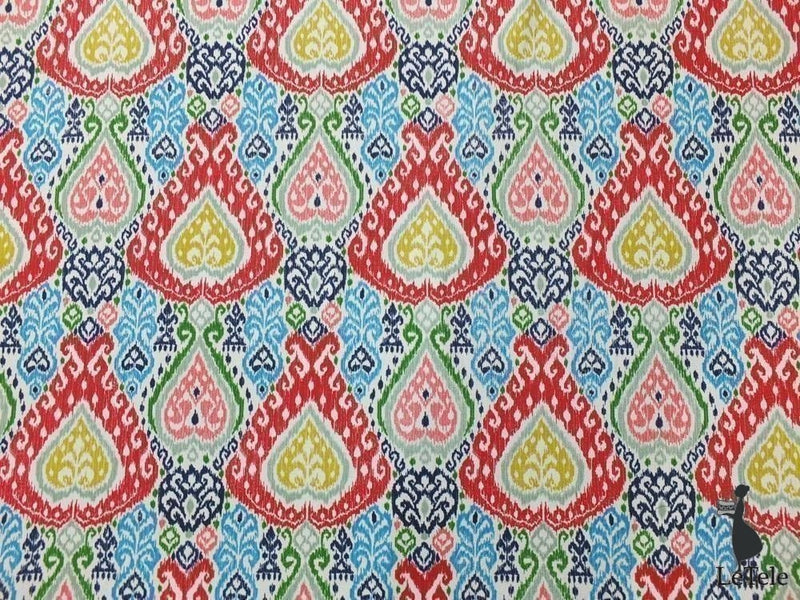 tessuto stampato in canvas di cotone "Emir" - letele.it tessuti arredo