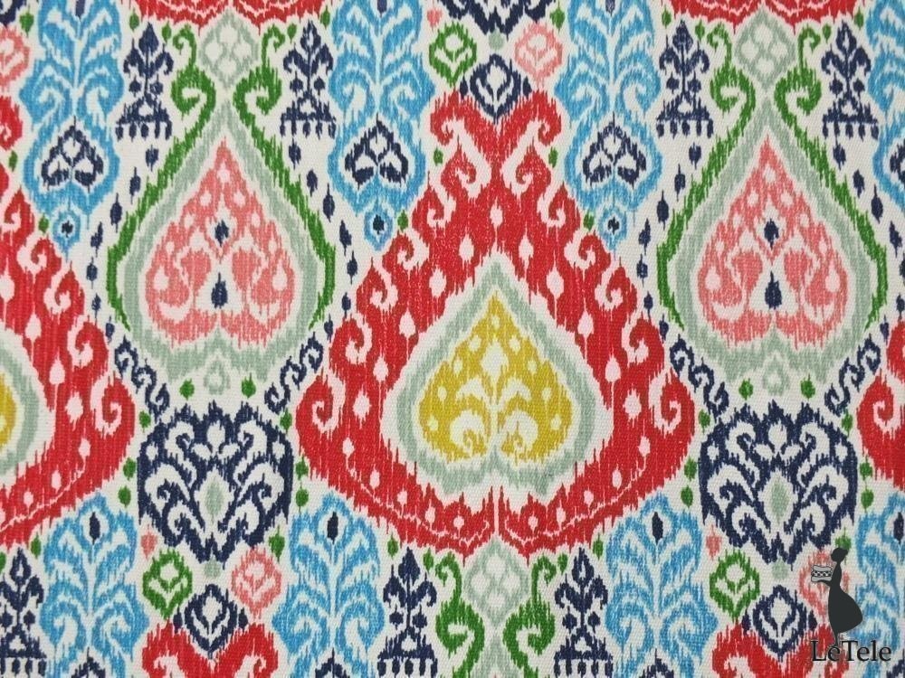 tessuto stampato in canvas di cotone "Emir" - letele.it tessuti arredo